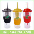 Double wall infusion Cup . Straw cup, Plastic cup